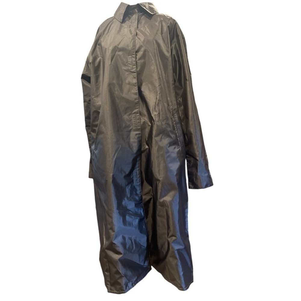 ECHO OS fits many olive green long raincoat with pockets & travel bag